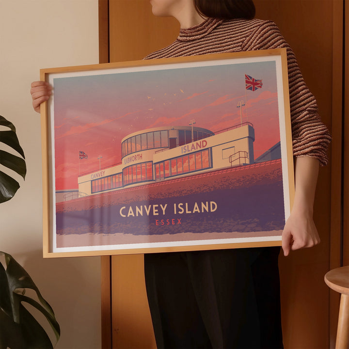Canvey Island Essex Travel Poster