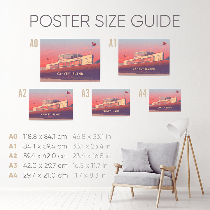 Canvey Island Essex Travel Poster