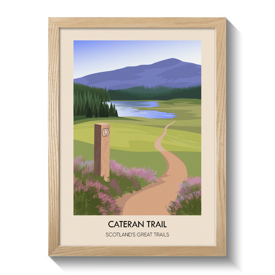Cateran Trail Scotland's Great Trails Poster