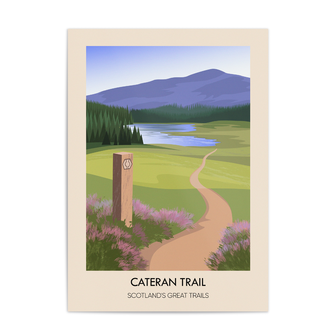 Cateran Trail Scotland's Great Trails Poster