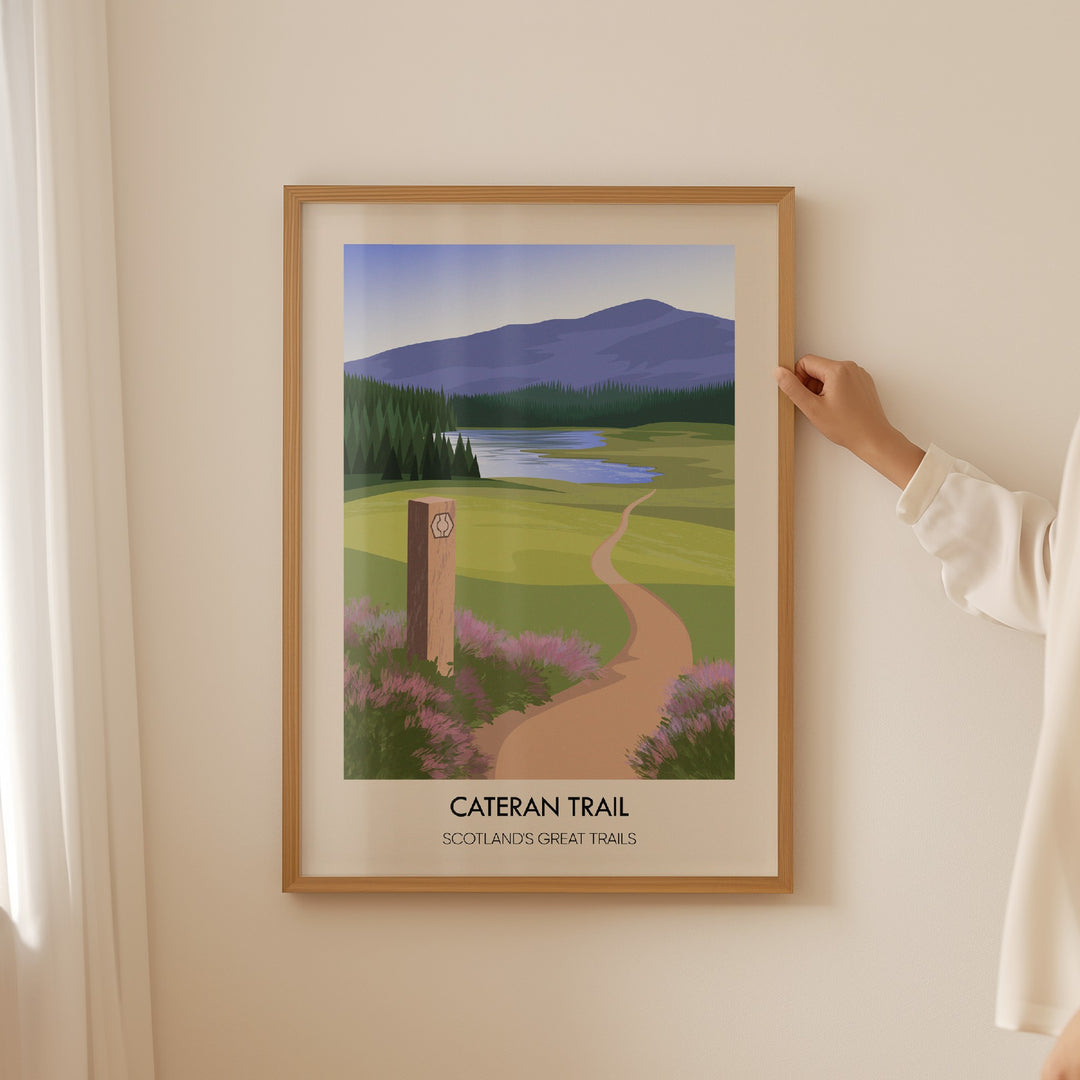 Cateran Trail Scotland's Great Trails Poster