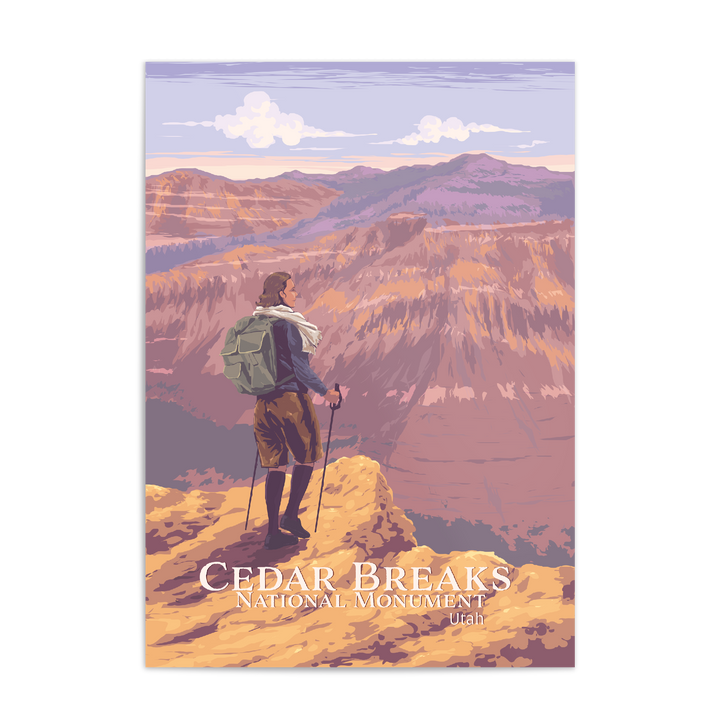Cedar Breaks Utah National Monument Travel Poster