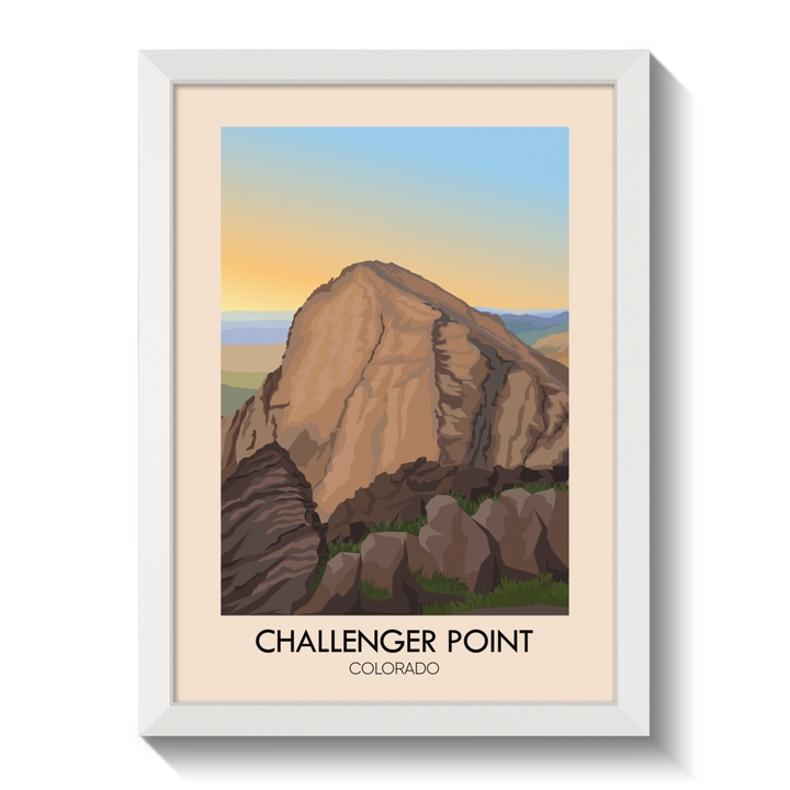 Challenger Point Colorado USA Travel Poster