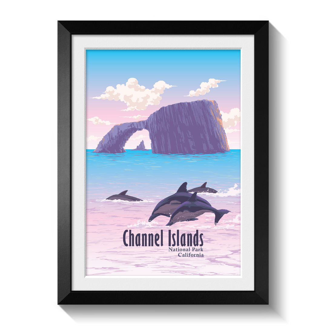 Channel Islands National Park Travel Poster