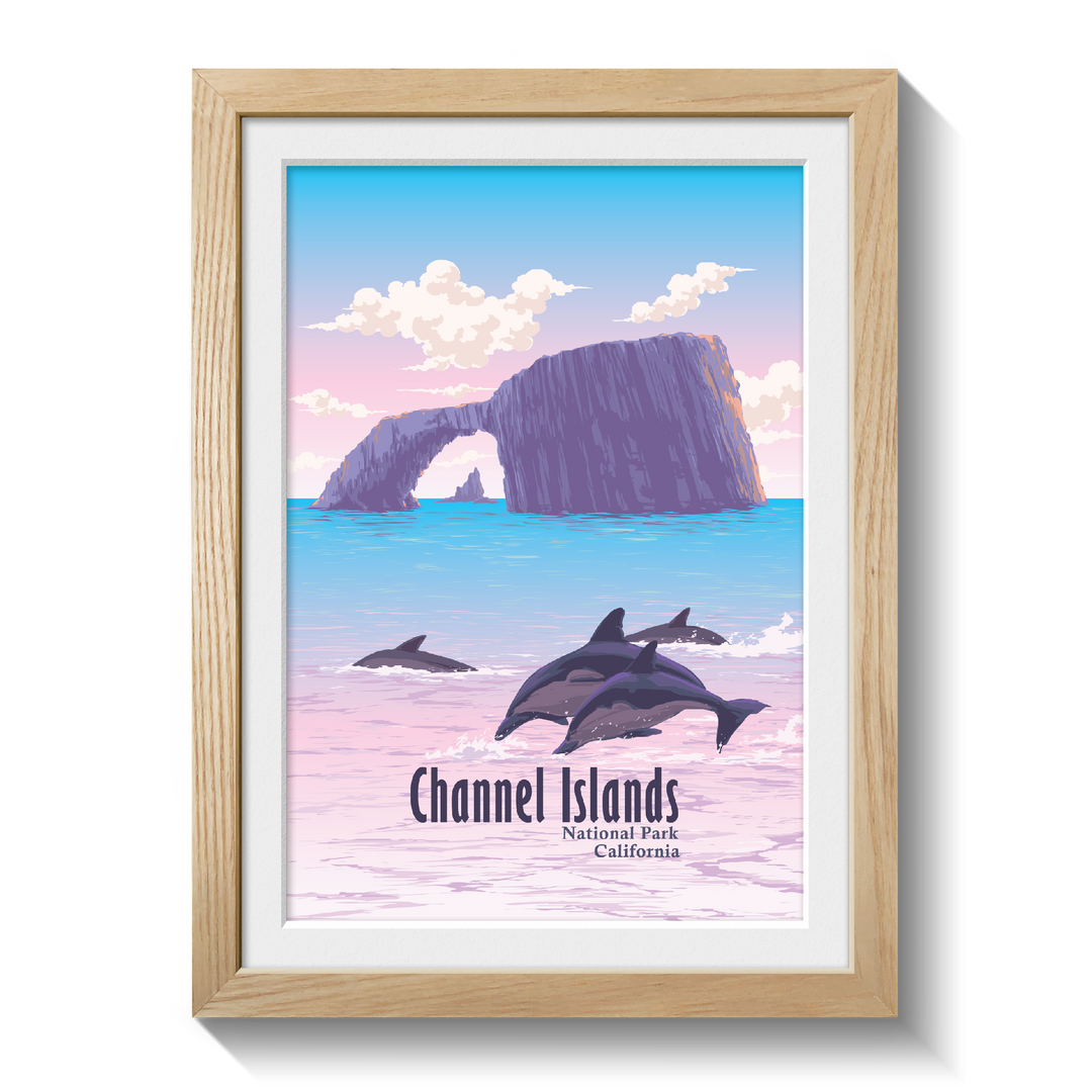 Channel Islands National Park Travel Poster