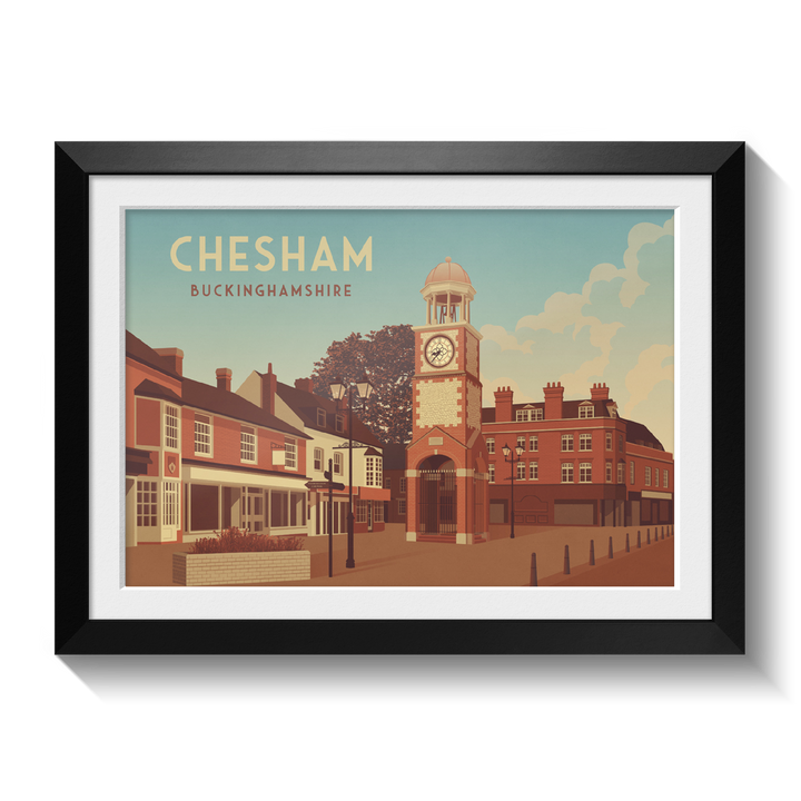 Chesham Buckinghamshire Travel Poster