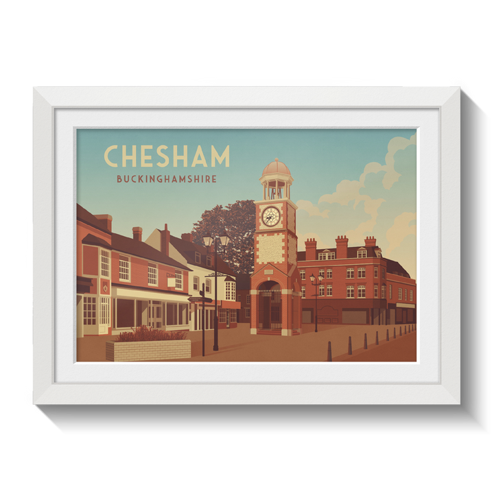 Chesham Buckinghamshire Travel Poster