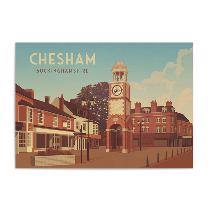 Chesham Buckinghamshire Travel Poster