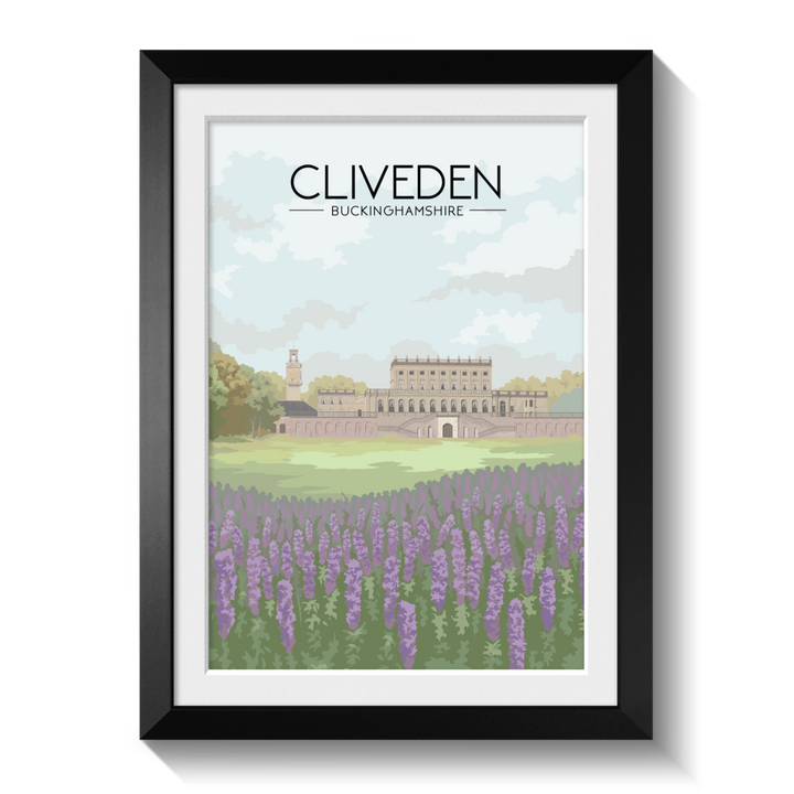 Cliveden Buckinghamshire Travel Poster