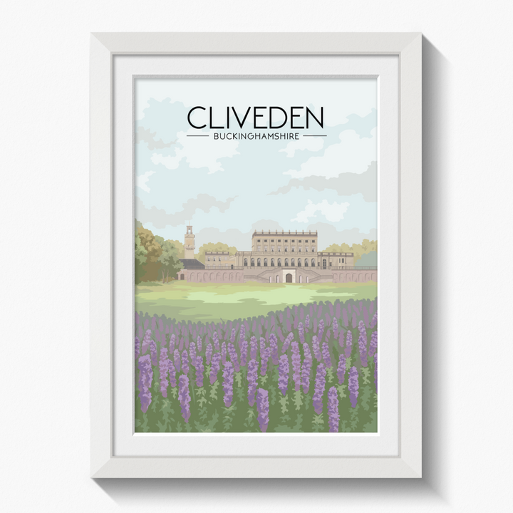 Cliveden Buckinghamshire Travel Poster