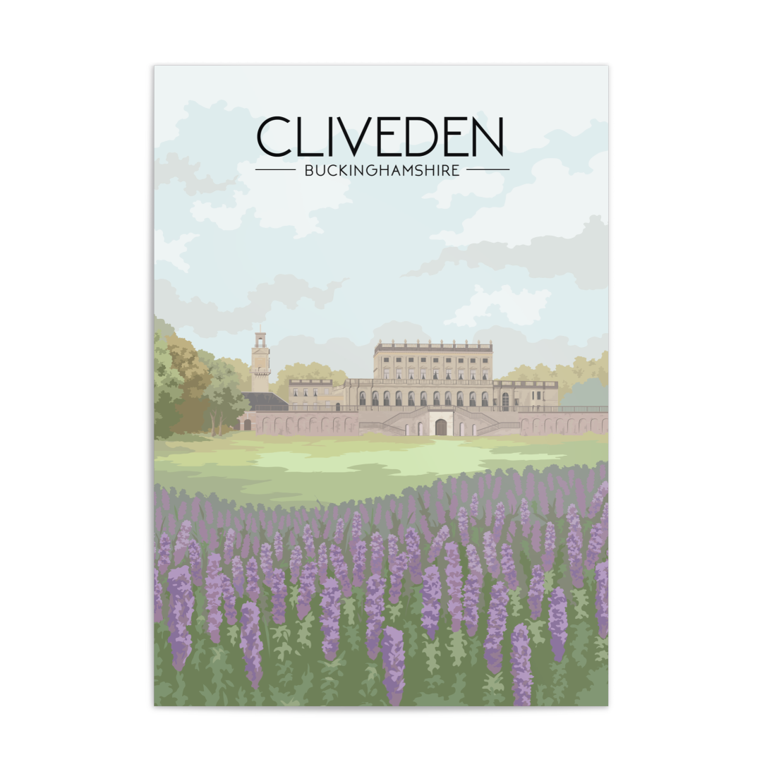 Cliveden Buckinghamshire Travel Poster