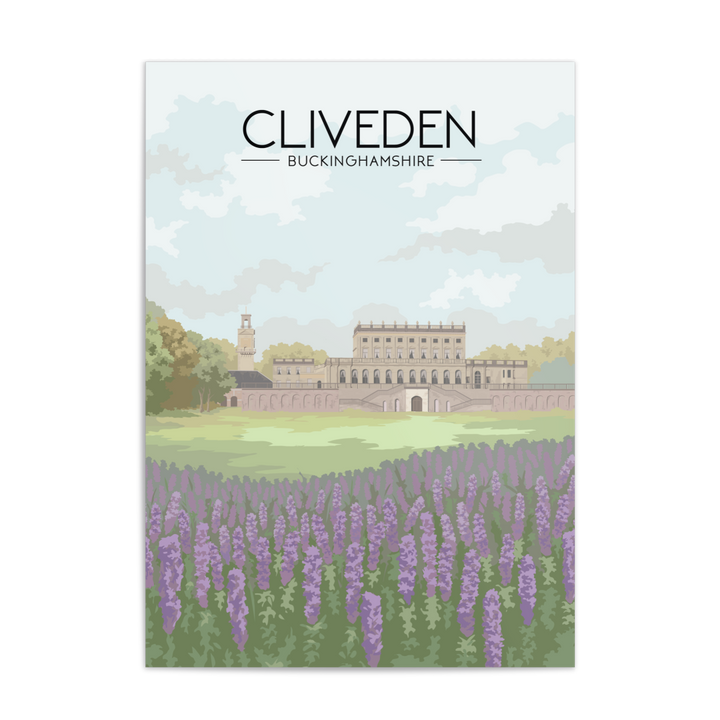 Cliveden Buckinghamshire Travel Poster
