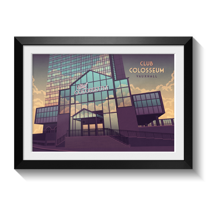 Club Colosseum Vauxhall Travel Poster