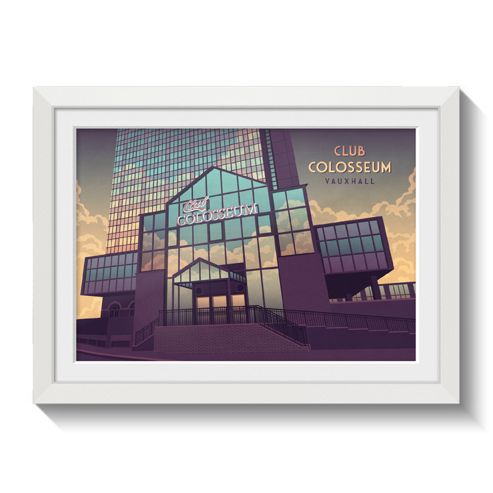 Club Colosseum Vauxhall Travel Poster