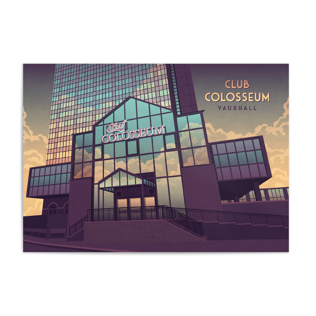 Club Colosseum Vauxhall Travel Poster
