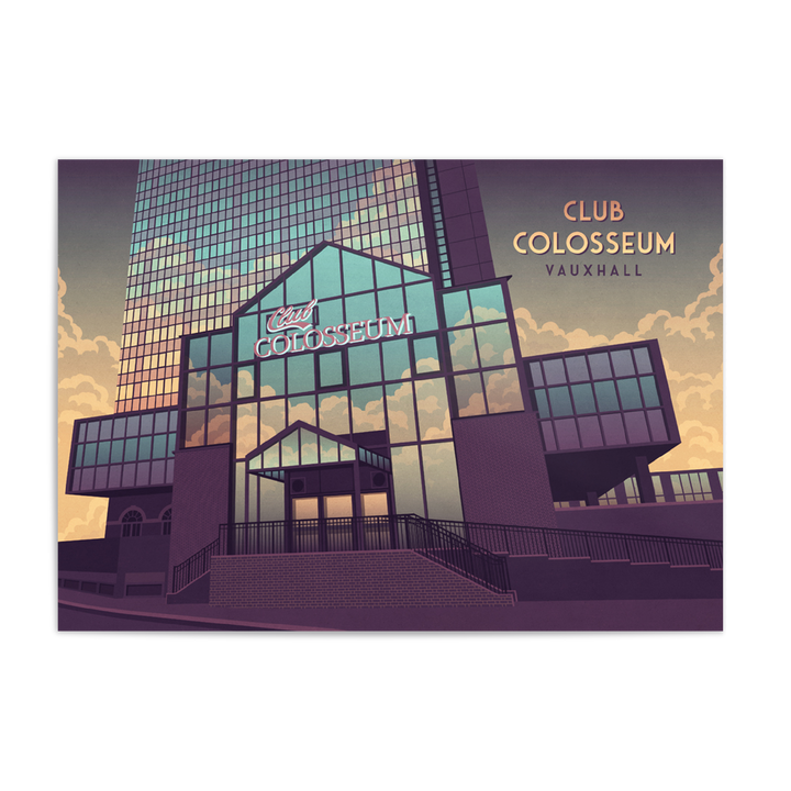 Club Colosseum Vauxhall Travel Poster