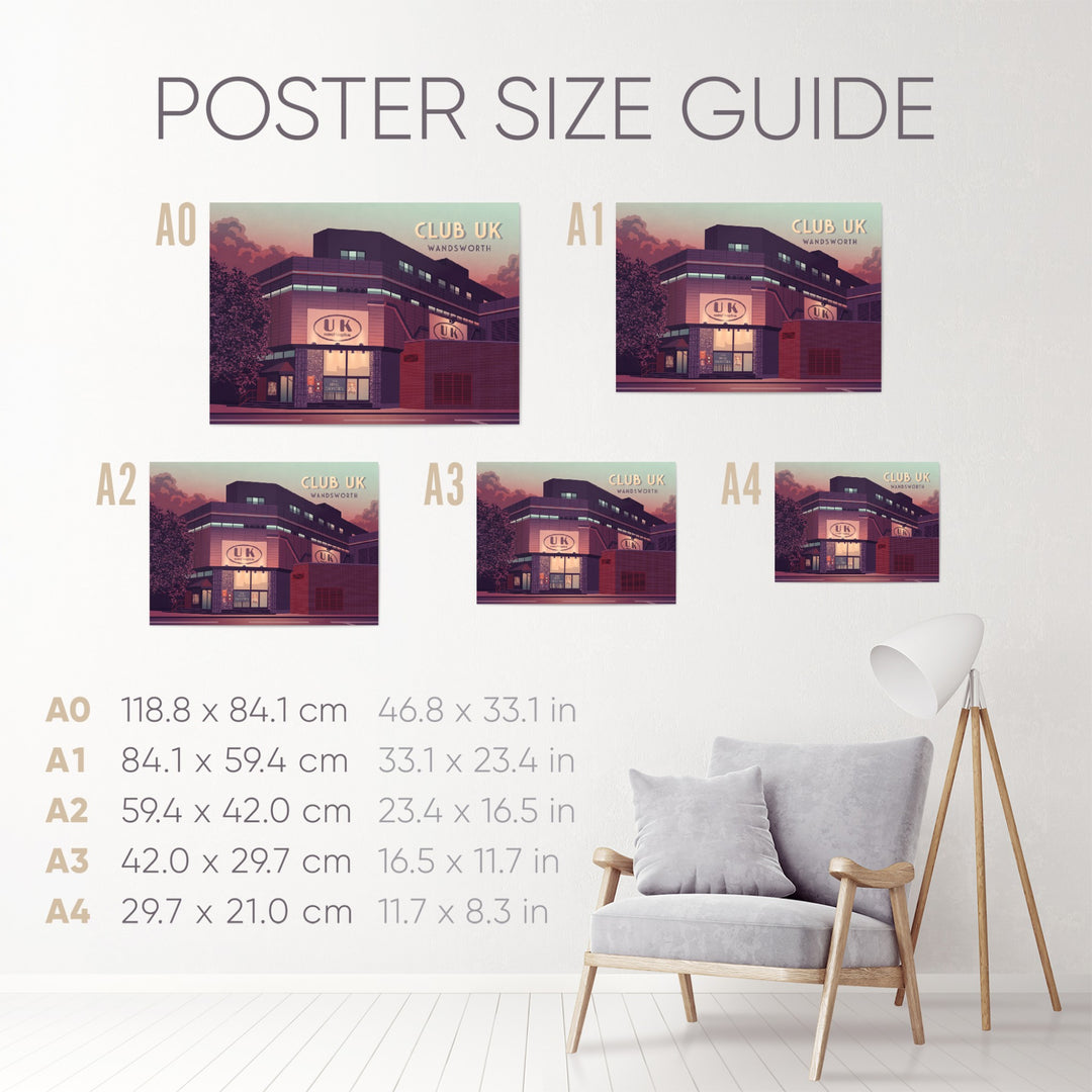 Club UK Wandsworth Poster