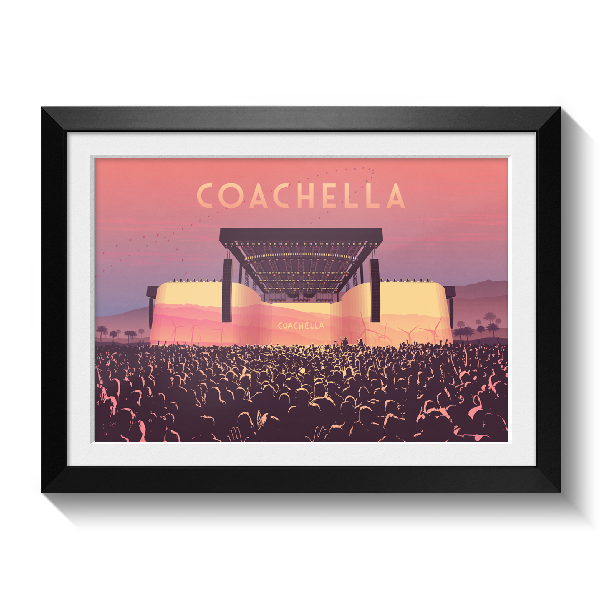 Coachella Music Festival California Poster – Bucket List Prints