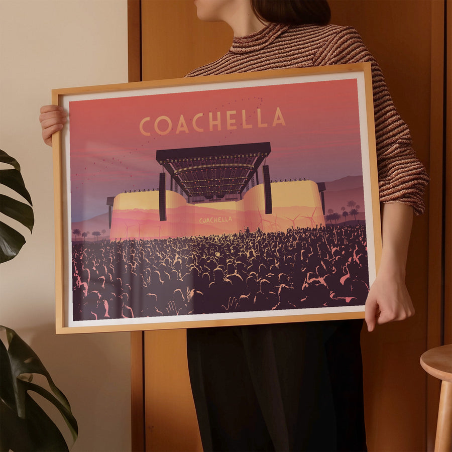 Coachella Music Festival California Poster – Bucket List Prints