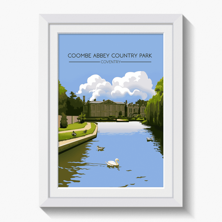 Coombe Abbey Country Park Coventry Travel Poster