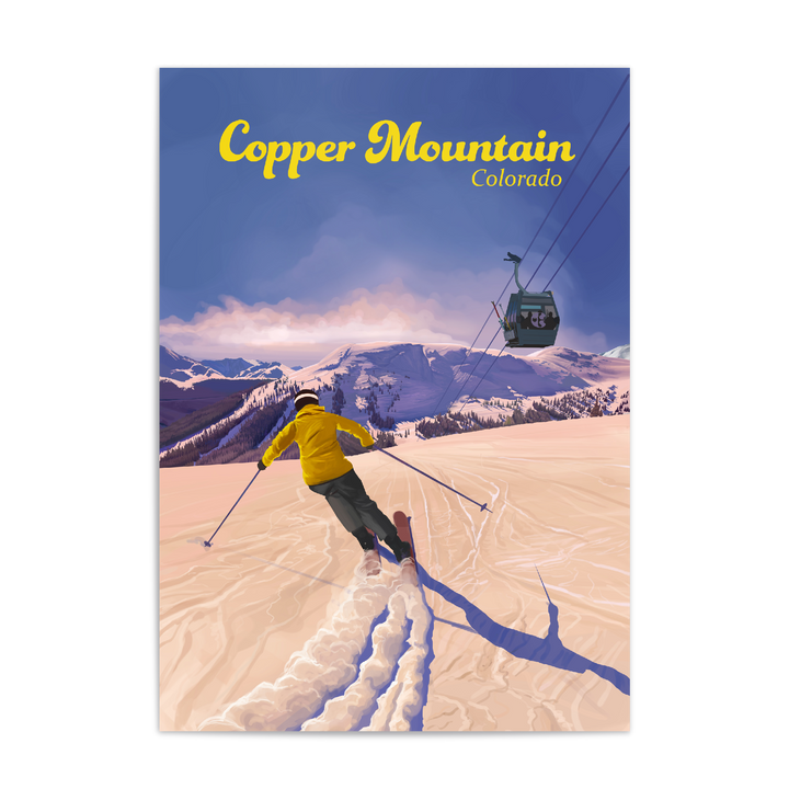 Copper Mountain Colorado Ski Resort Travel Poster