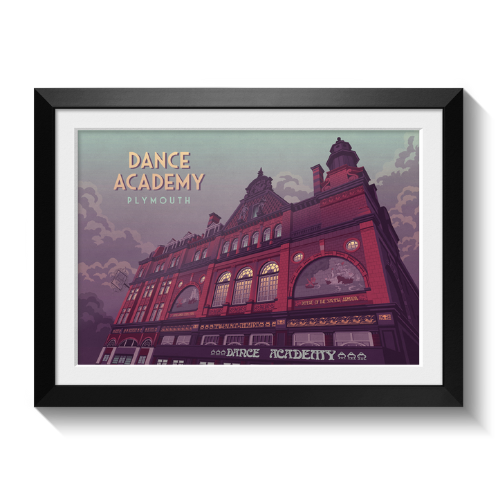 Dance Academy Plymouth Travel Poster