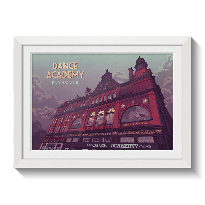 Dance Academy Plymouth Travel Poster