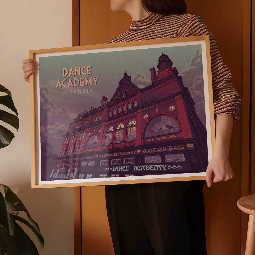 Dance Academy Plymouth Travel Poster