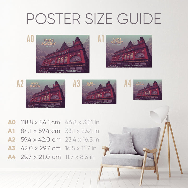 Dance Academy Plymouth Travel Poster