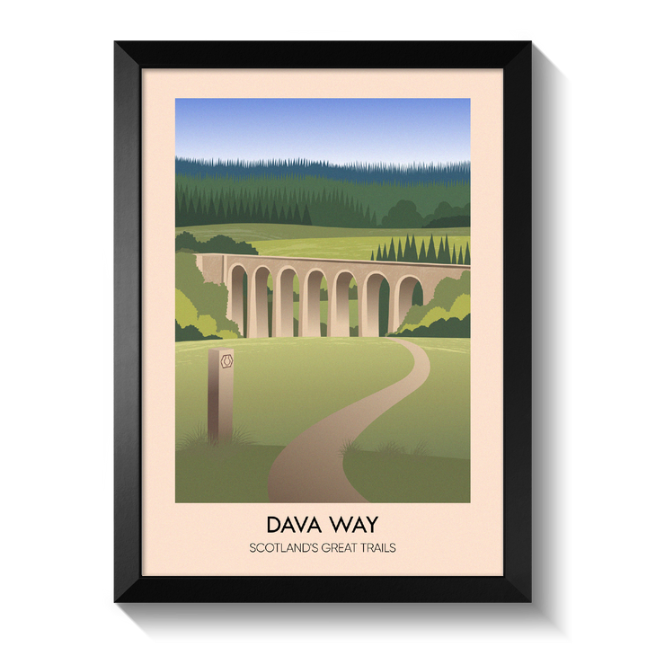 Dava Way Scotland's Great Trails Poster