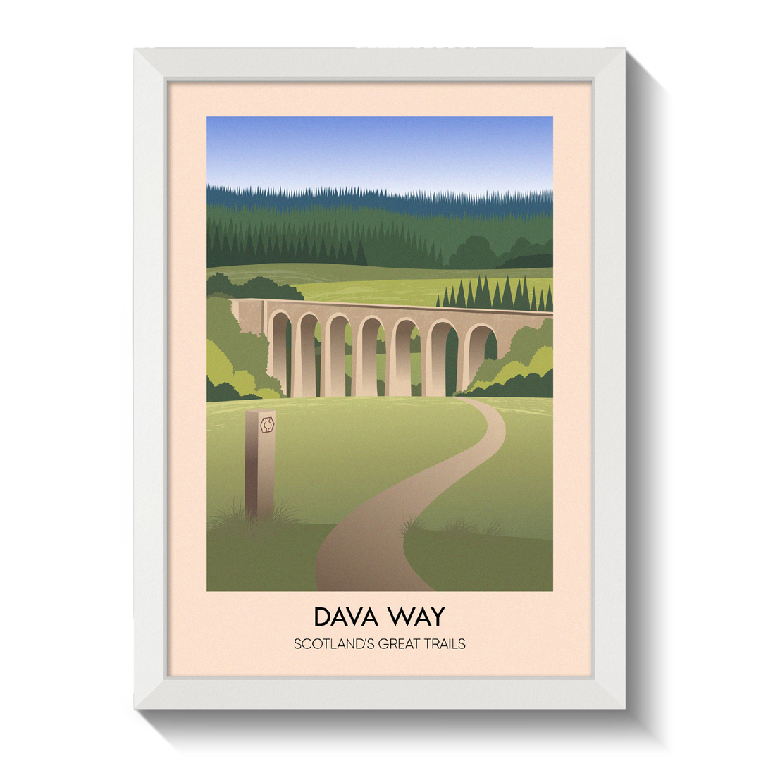 Dava Way Scotland's Great Trails Poster