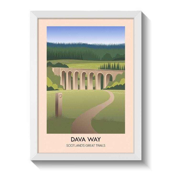 Dava Way Scotland's Great Trails Poster