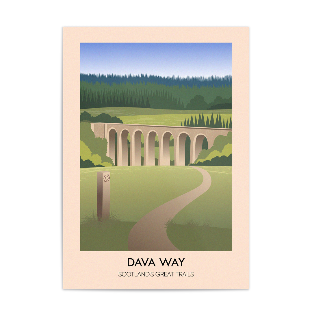 Dava Way Scotland's Great Trails Poster
