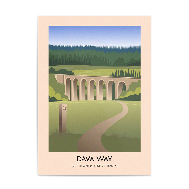 Dava Way Scotland's Great Trails Poster