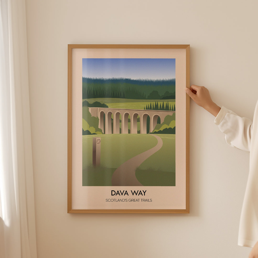 Dava Way Scotland's Great Trails Poster