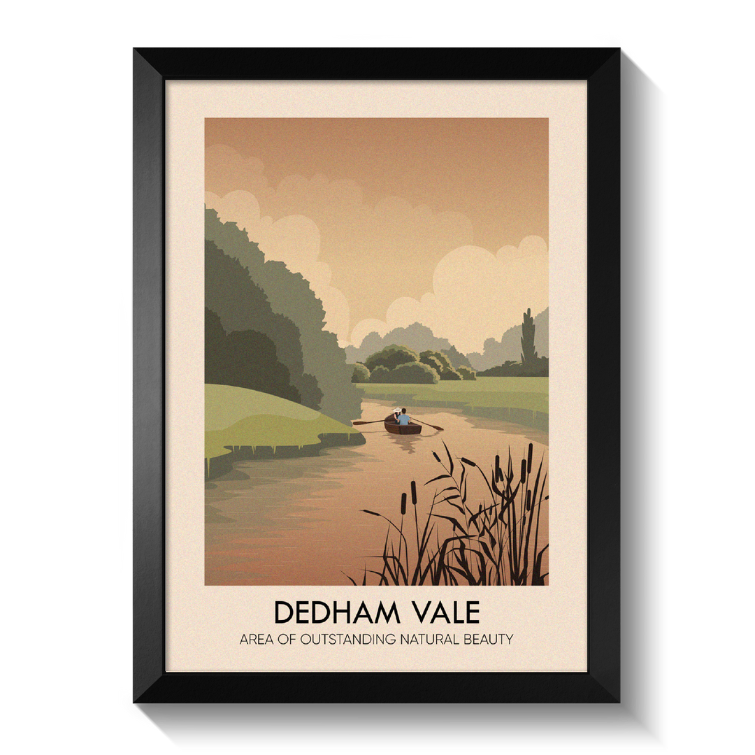 Dedham Vale AONB Travel Poster