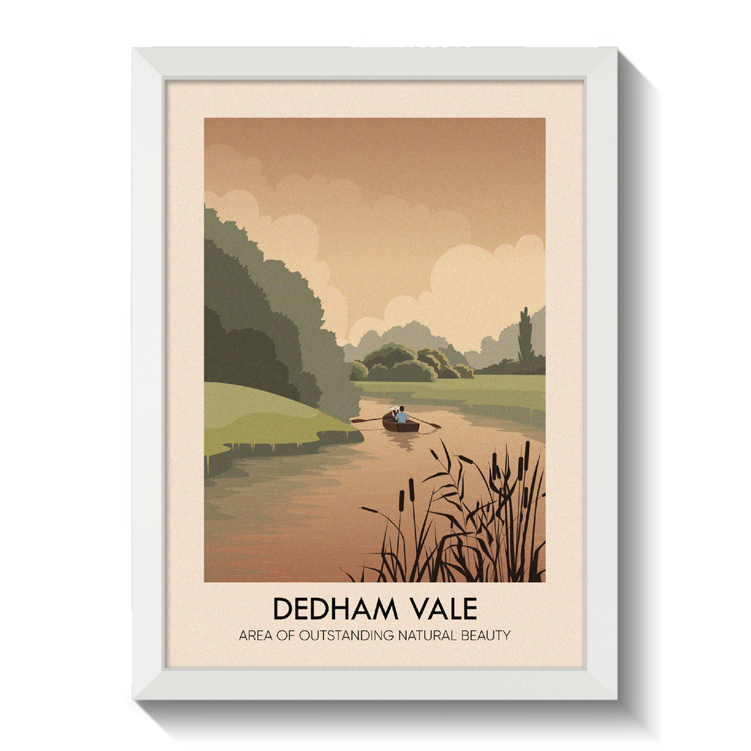 Dedham Vale AONB Travel Poster
