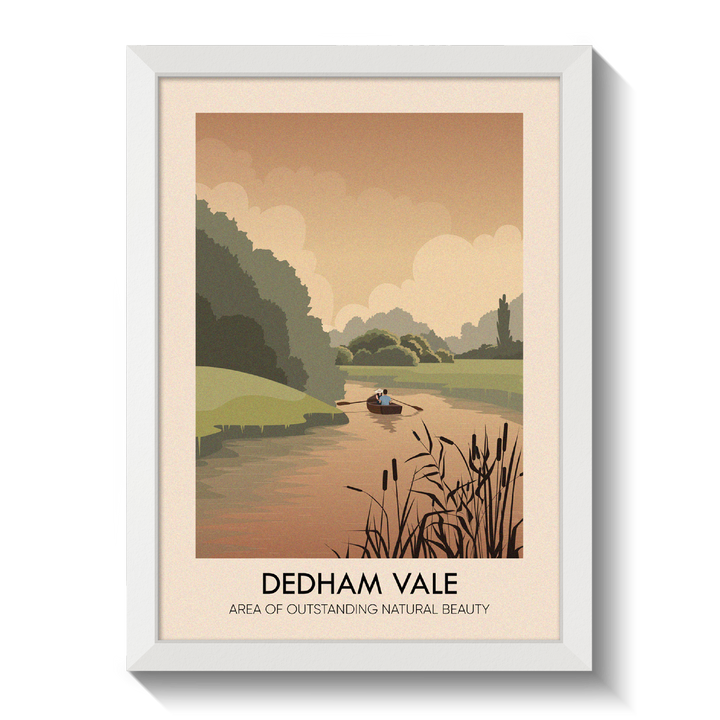 Dedham Vale AONB Travel Poster