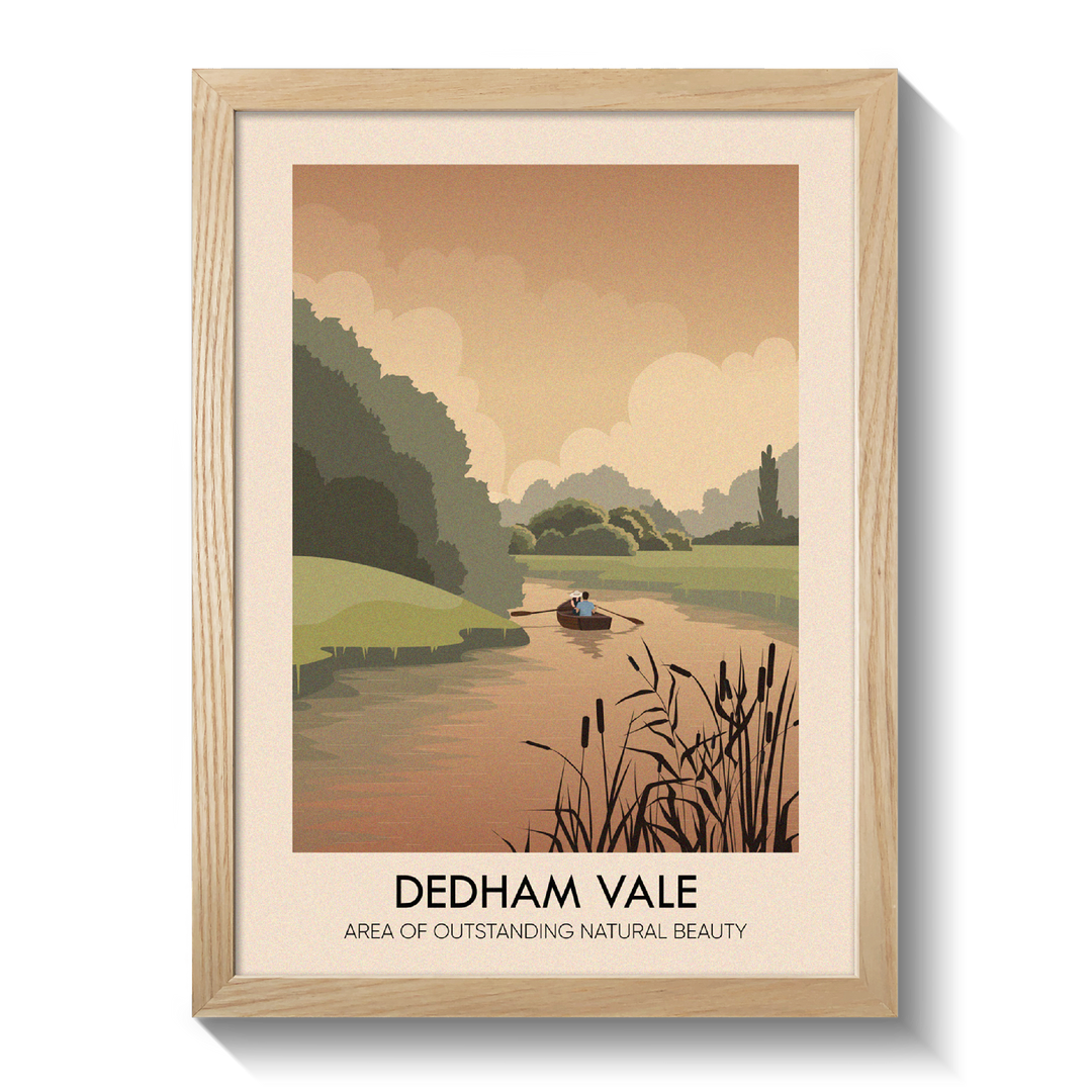 Dedham Vale AONB Travel Poster