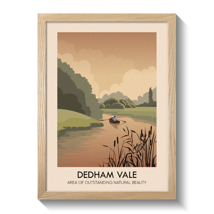 Dedham Vale AONB Travel Poster