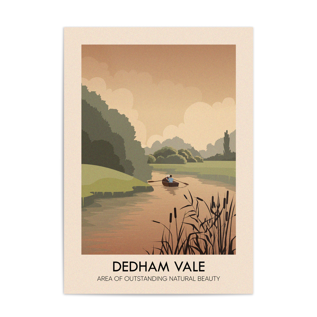 Dedham Vale AONB Travel Poster