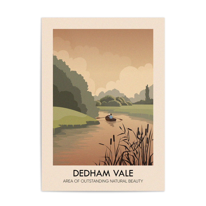 Dedham Vale AONB Travel Poster