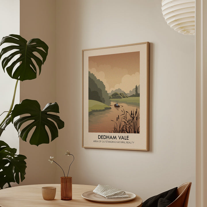 Dedham Vale AONB Travel Poster