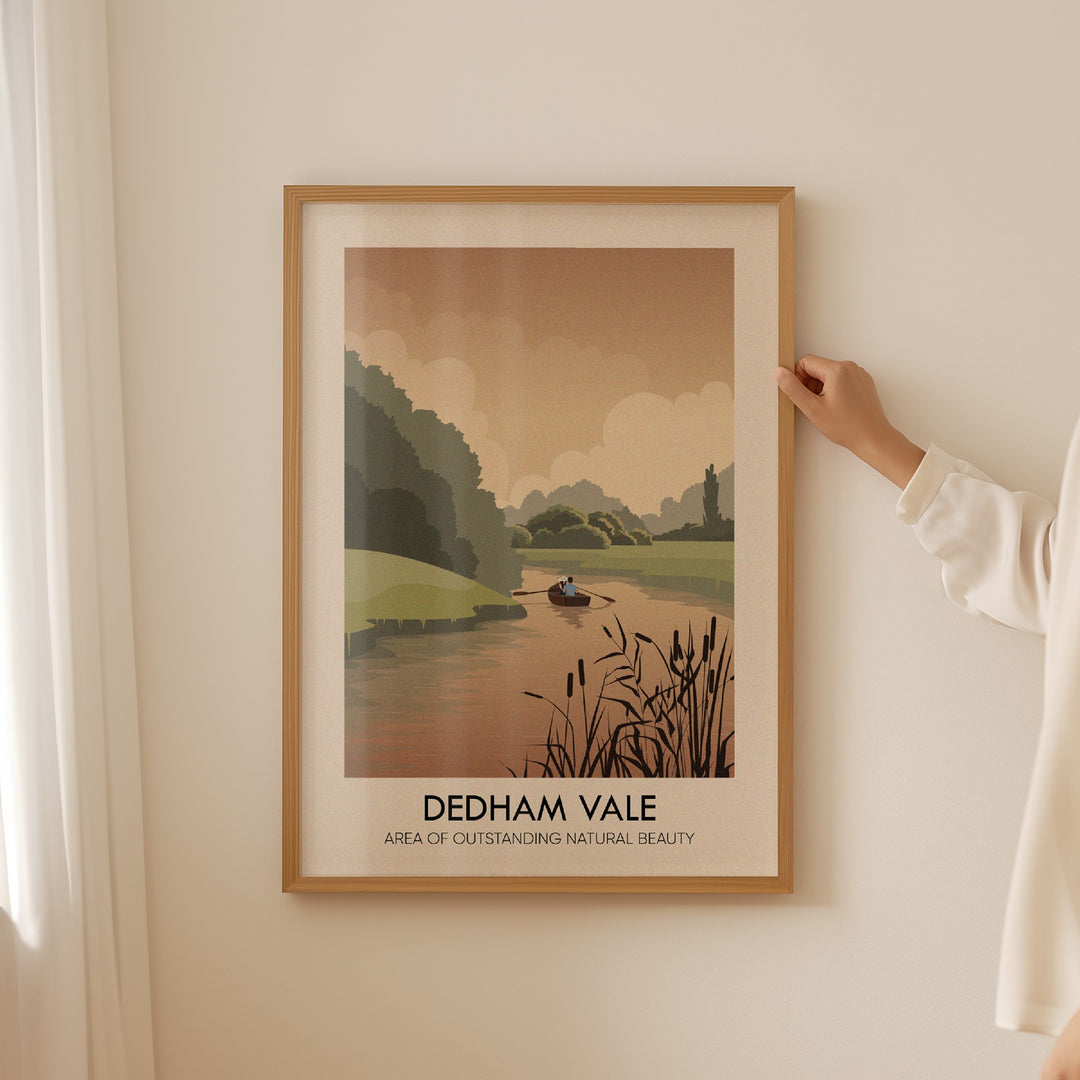 Dedham Vale AONB Travel Poster
