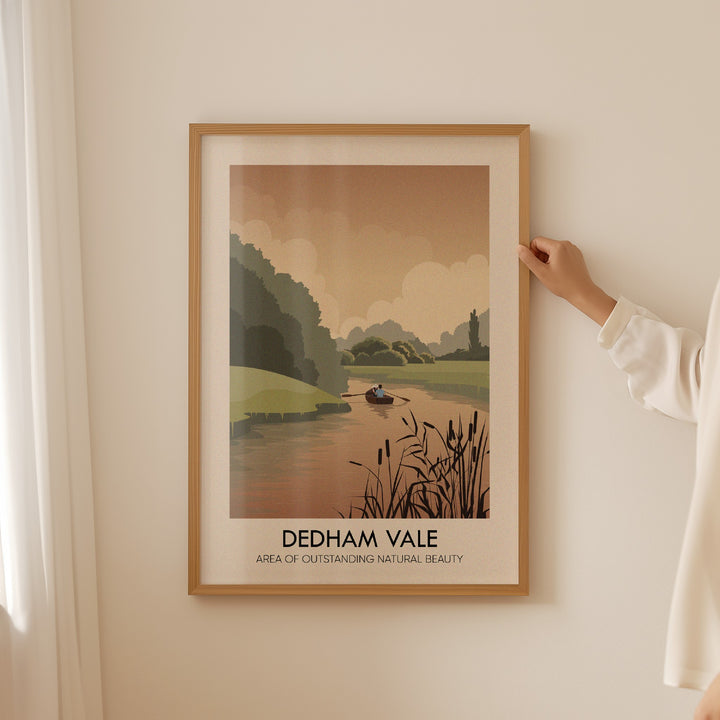 Dedham Vale AONB Travel Poster