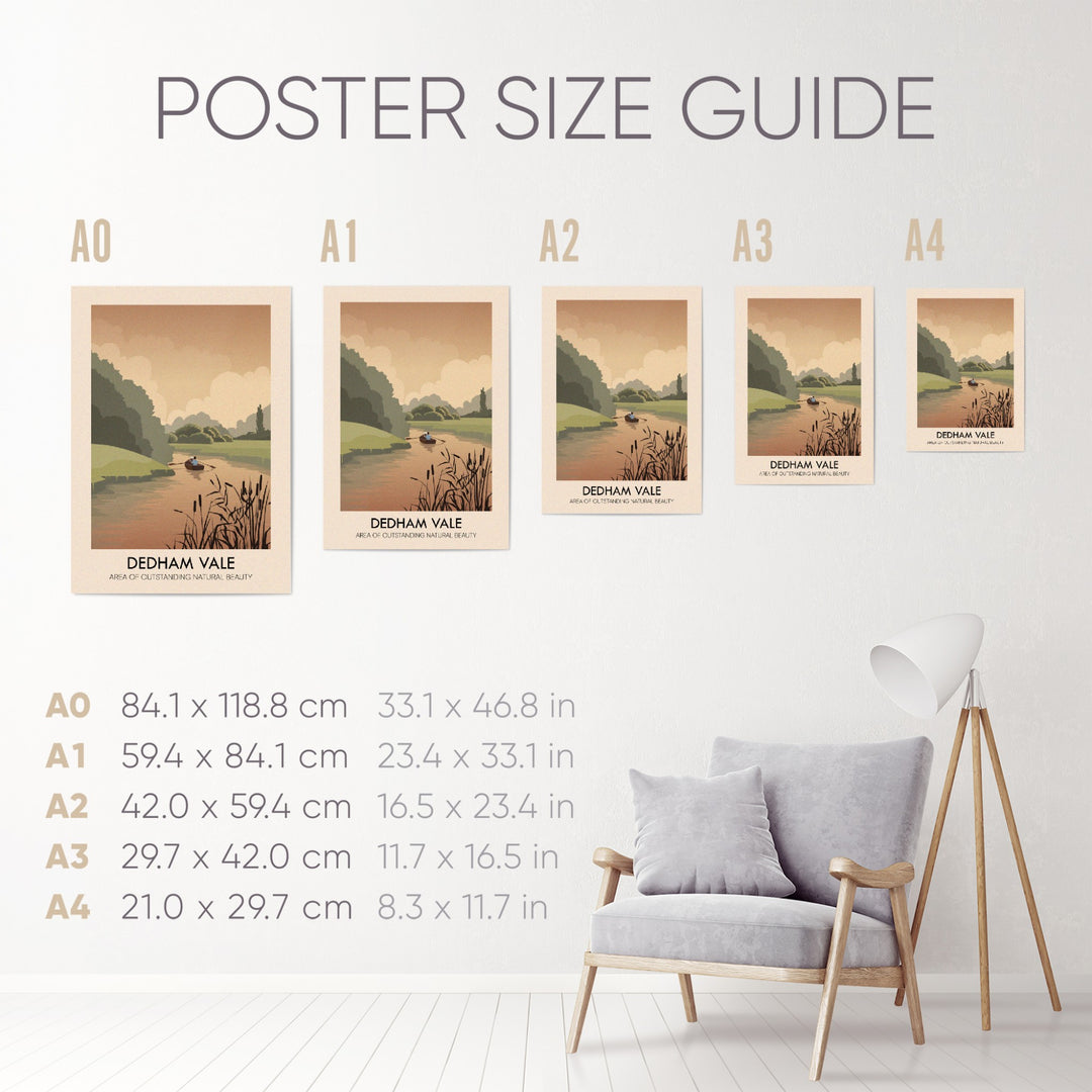 Dedham Vale AONB Travel Poster