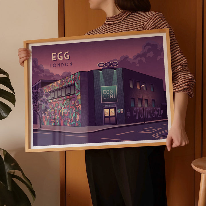 Egg Nightclub London Travel Poster