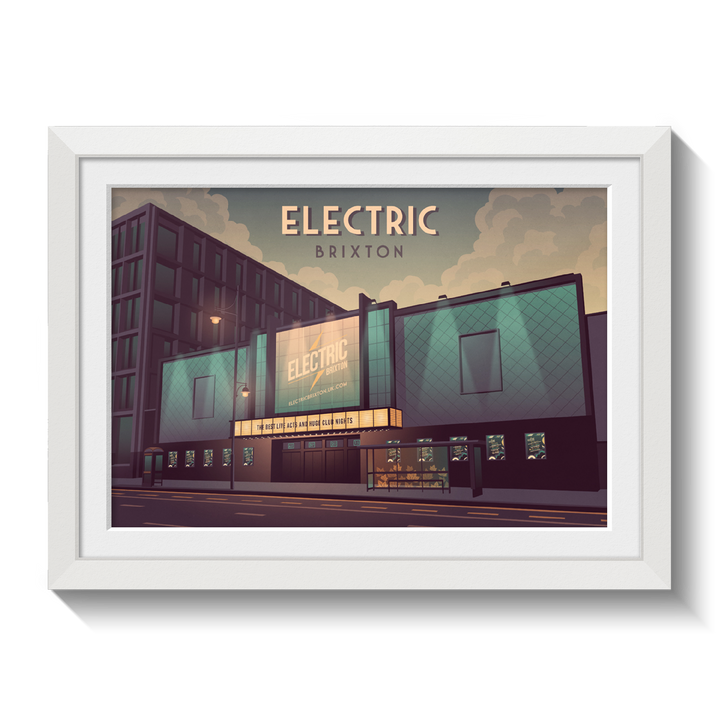 Electric Brixton London Travel Poster