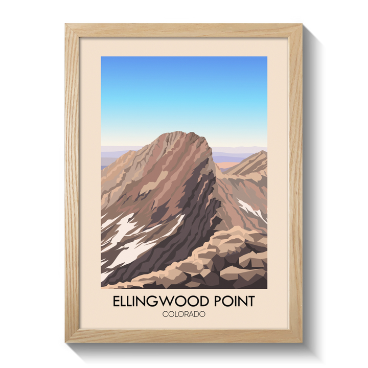Ellingwood Point Colorado USA Travel Poster