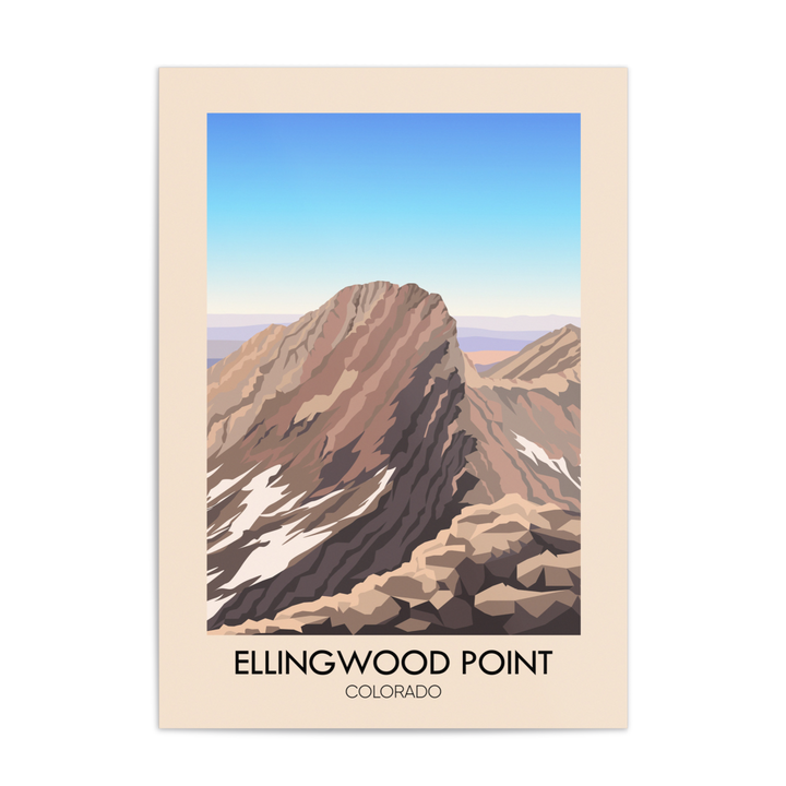 Ellingwood Point Colorado USA Travel Poster